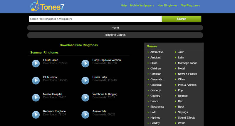 Tones7 Ringtone Download