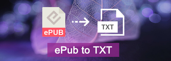 ePub to TXT