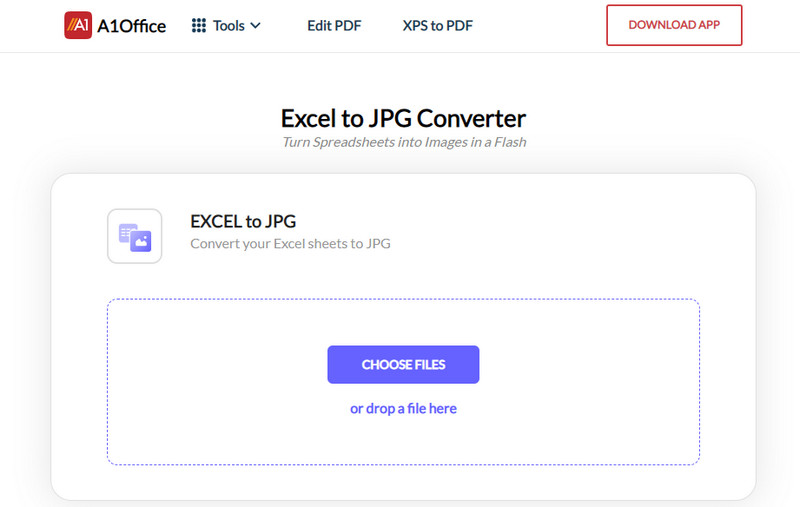 A1 Office Excel til JPG
