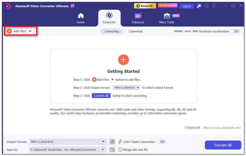 Click The Add Files