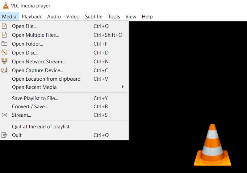 Locate Convert on VLC