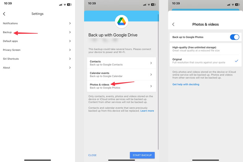 Use Google Drive To Backuo Iphone Photos Videos