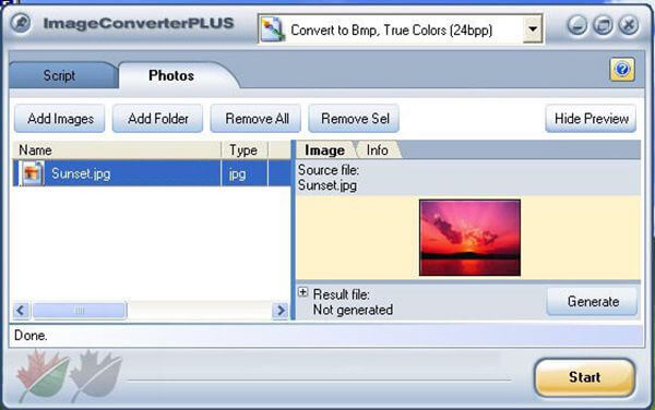 Převod GIF na JPG pomocí Image Converter Plus
