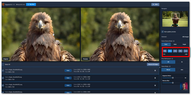 Export Frames And Upscale