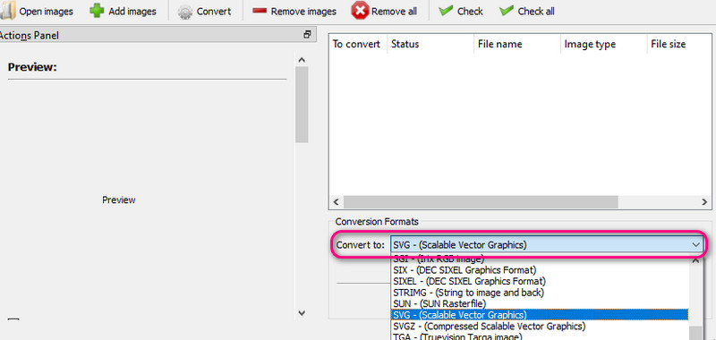 Format SVG