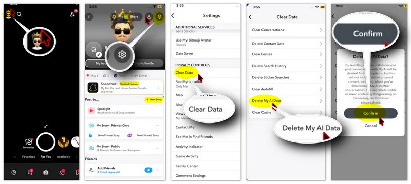 Delete My Snapchat Ai Picture Data