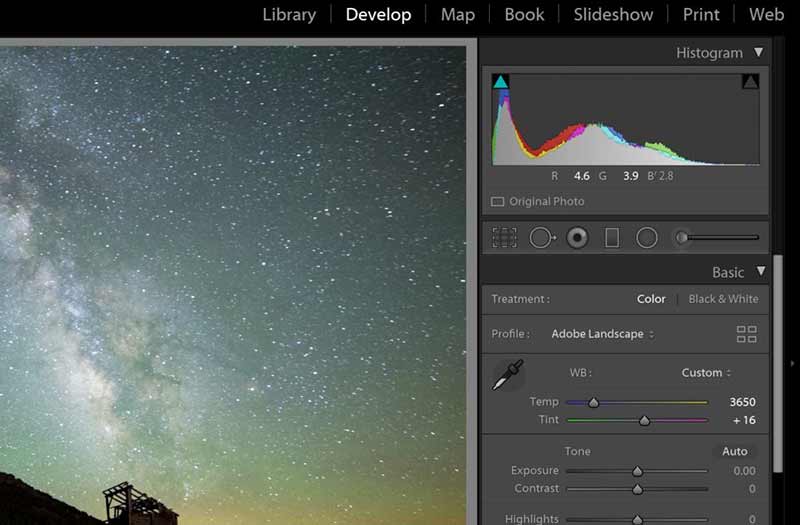 Lightroom Histogram Geliştirme