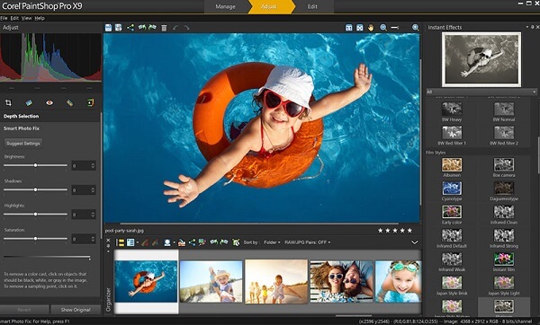 Corel festékház pro x9