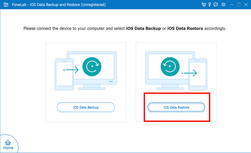 Otevřete iOS Data Restore