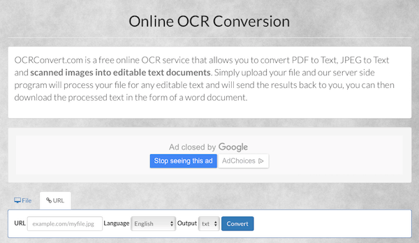 Converti OCR