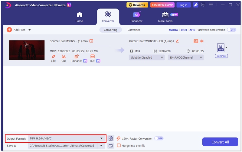 Choose An Output Format
