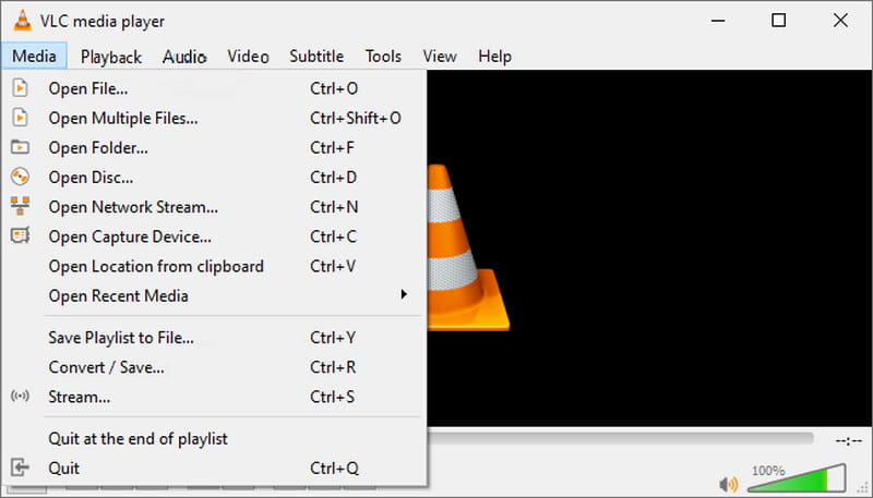 VLC Media Player Skift codecs