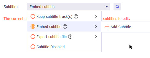 Video Converter Ultimate Add Subtitle