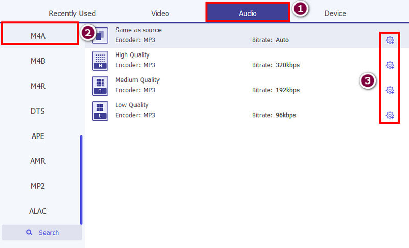 Aiseesoft Video Converter Format -muokattu profiili