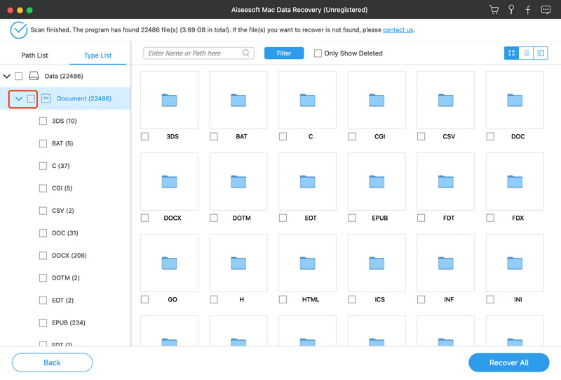 Expand Document File Types