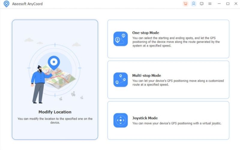 Select Modify Location
