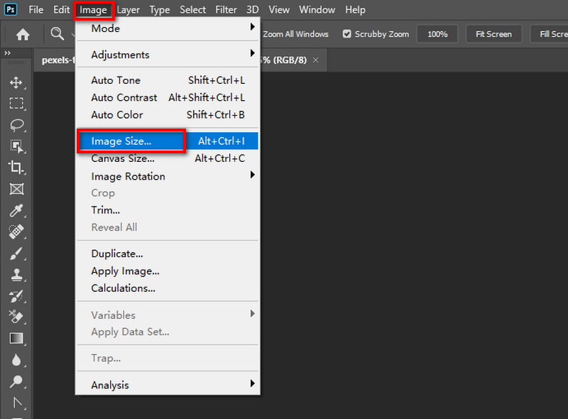 Edit Image Size in PS