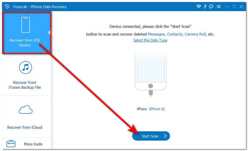 Napsauta Käynnistä skannaus