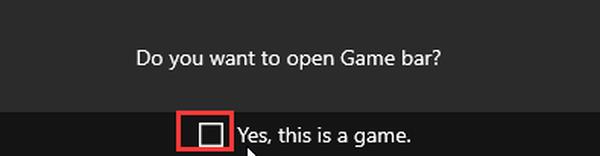 Gamebar openen