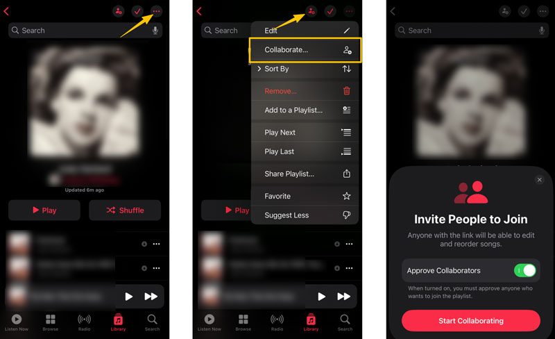 Share Playlists On Apple Music Collaborate Invite