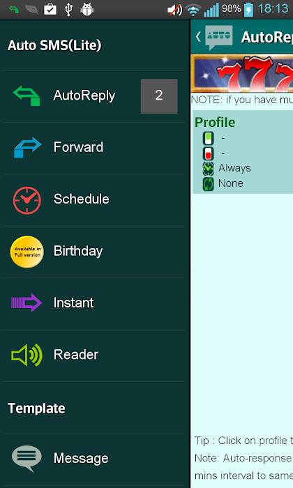 Auto sms Lite