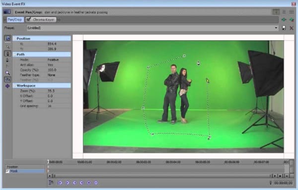 use green screen in sony vegas pro 15