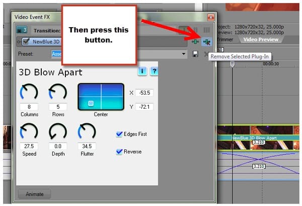 Διαγραφή Sony Transitions