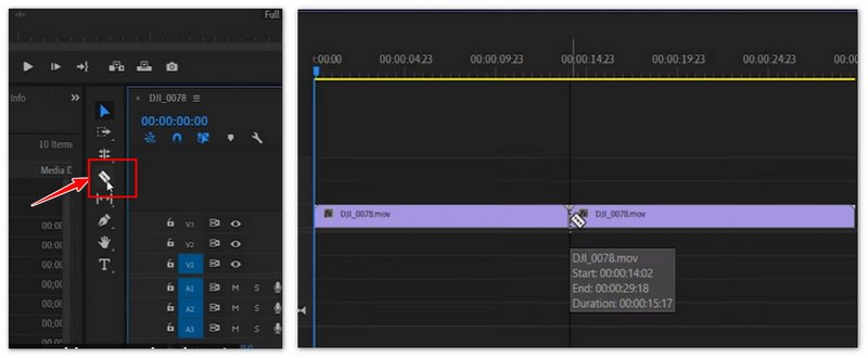 Split Video Premiere Pro