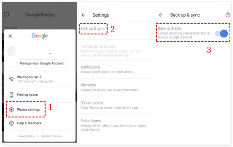 Sync Video from iphone to PC Using Google Photos