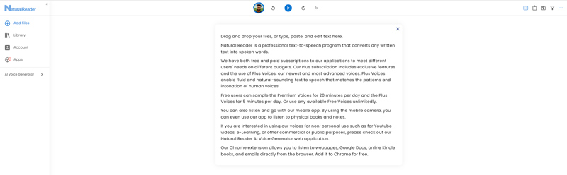 NaturalReader Free Text to Speech Online