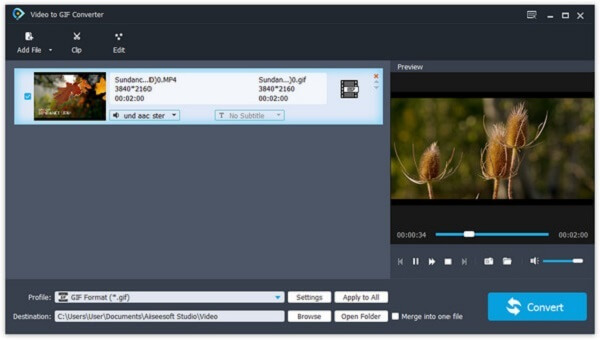 Video naar GIF Converter