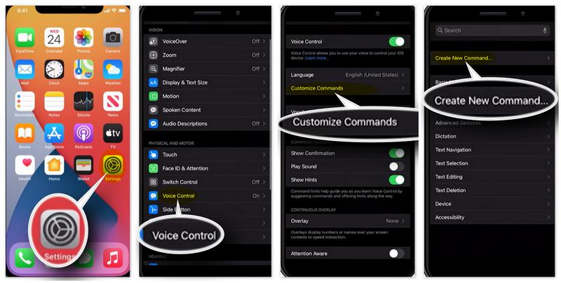 Create New Voice Command to Unlock iPhone