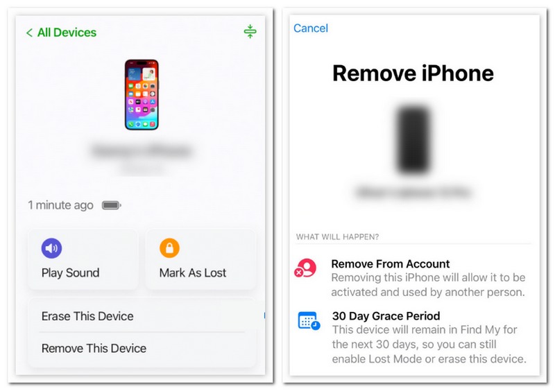 Remove iPhone Lock Using Find My on Another iPhone