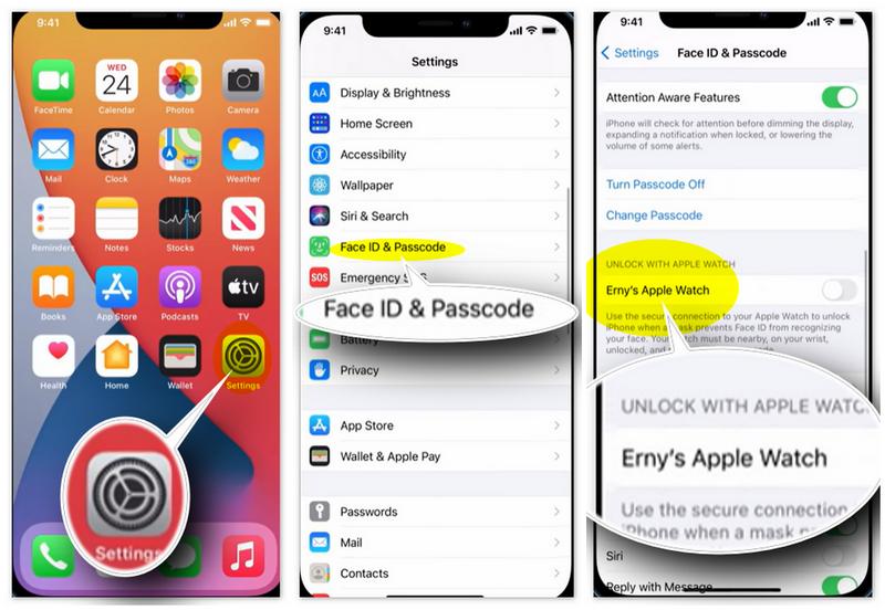 Unlock iPhone with Apple Watch