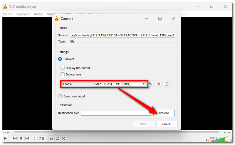 Select H264 Output