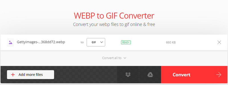 Convert Your WebP File to a GIF for Free