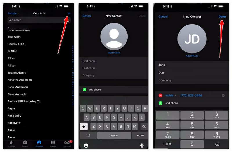 Add Single Contact in Whatsapp
