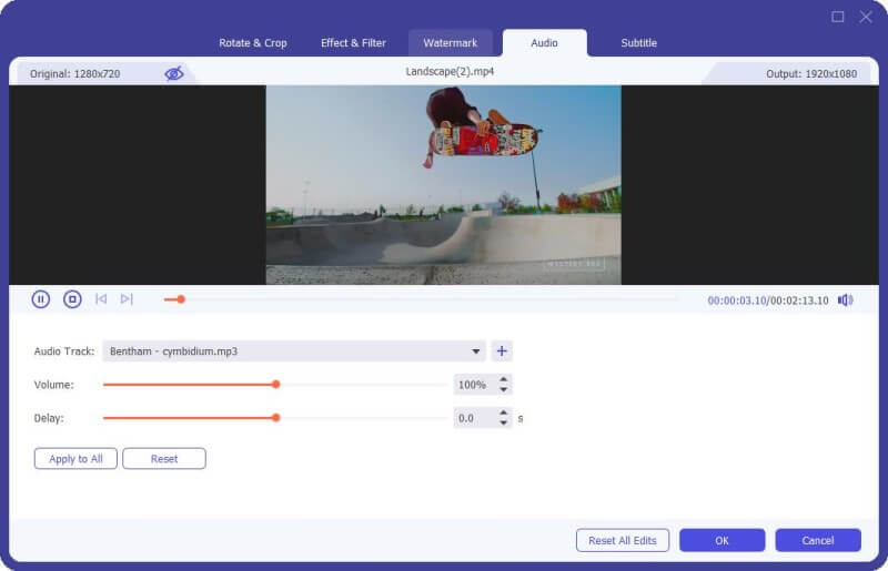 Add External Audio Track New