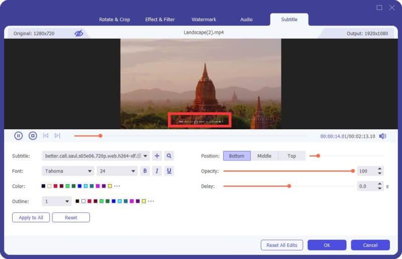 Add Subtitle New
