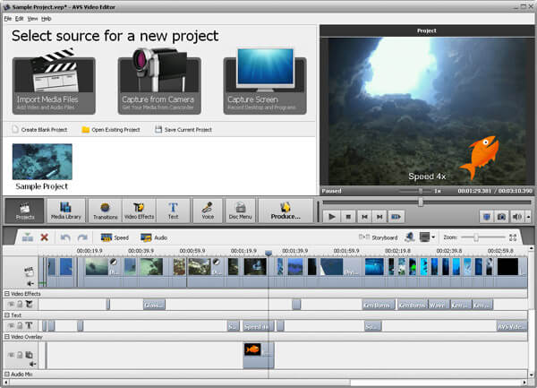 AVS Video Editor Liity videoon