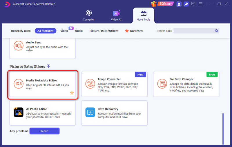 Choose Media Metadata Editor