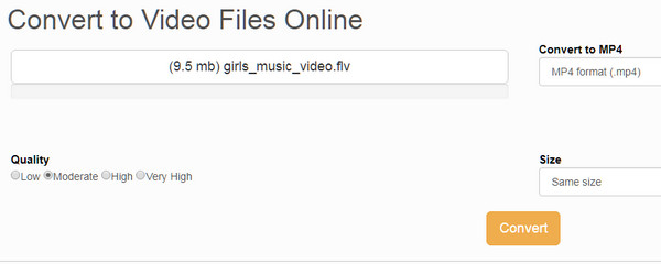 Convert FLV Online