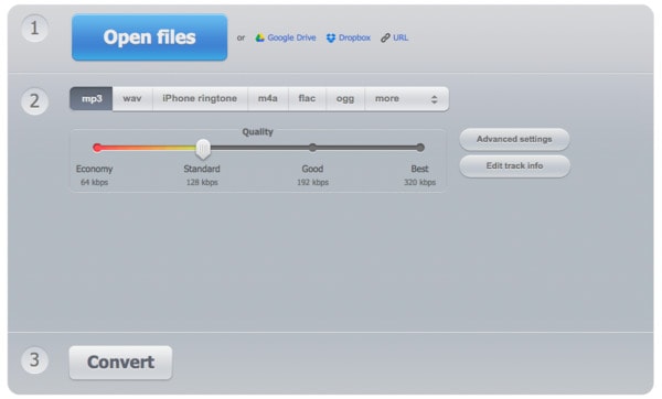 WAV'ı MP3 Online'a dönüştürün