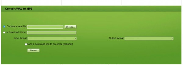 Convert ile WAV MP3 dönüştürme.