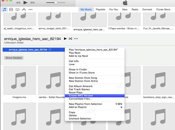 A WMA konvertálása MP3 iTunes-ba