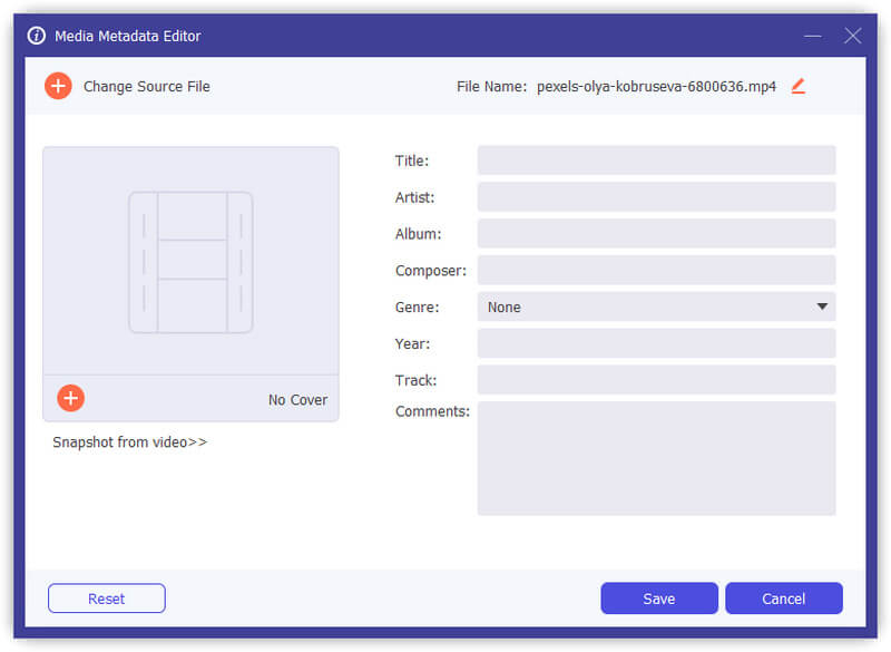 Metadata Editor