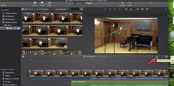 Audio importeren in iMovie