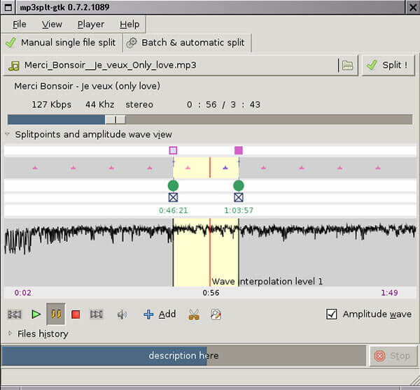 MP3-splitter