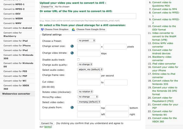 simple free avi to mp4 converter