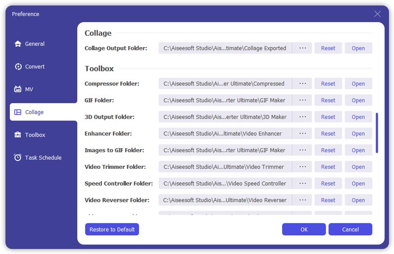Preferences Collaget New